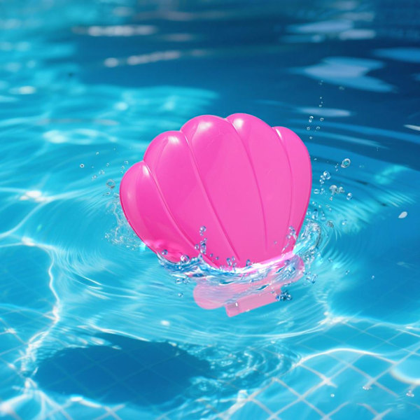 Dykning Roterande Stigande Sjöjungfru Set Barn Pool Lek Skatt H Transparent glitter 1pcs