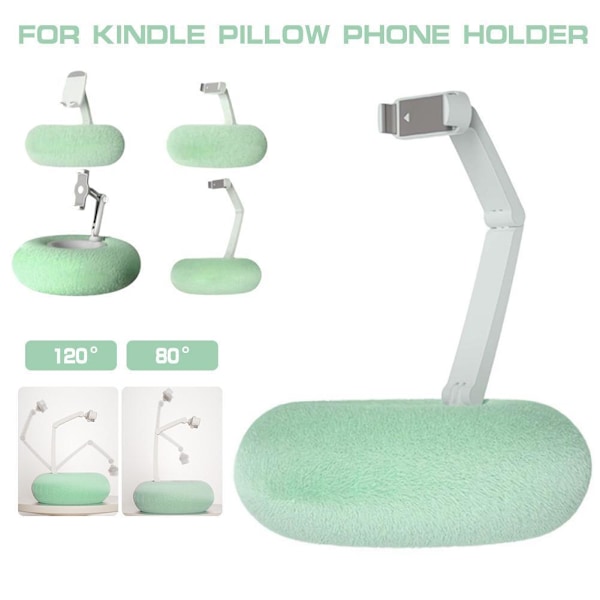 Fuzzy Skål Med Kindle-hållare, Kudde Tabletthållare, för Kindle Pi green 4-11in Within