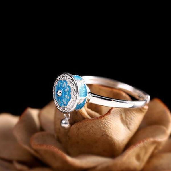 Roterande Buddhistisk Tibetansk Bönehjul Ångestlindring Roterande э