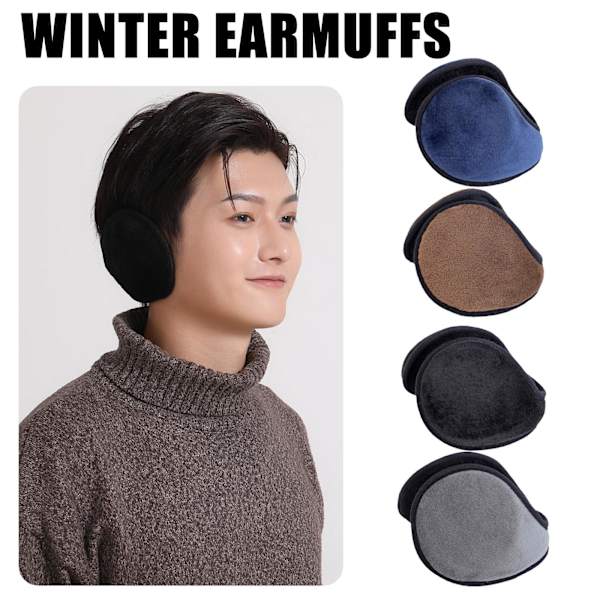 Unisex Öronmuffar Öronvärmare Bakom Huvudet Vinter Parti C5 Blue One-size