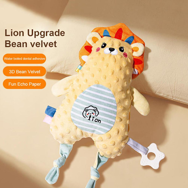 Lugnande Docka Baby Lugnande Handduk Kan Tuggas Plysch Babyfilt rabit 1pcs