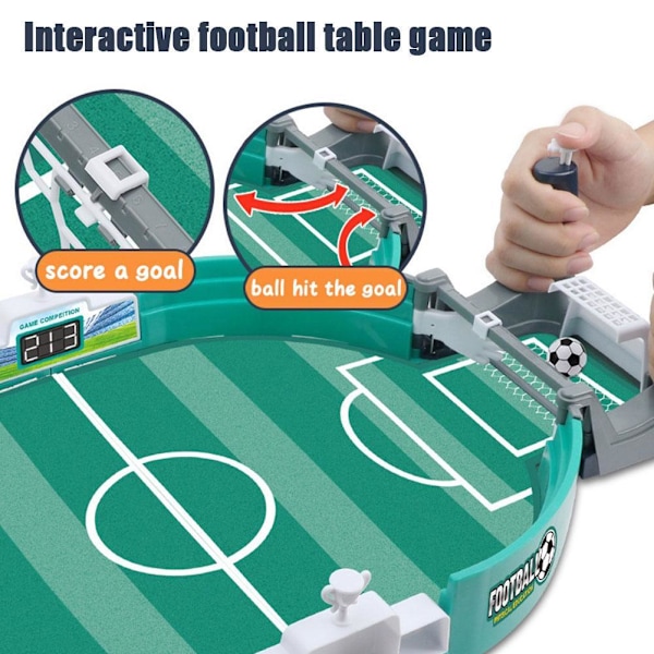 Roligt fotbollsspel för barn och vuxna, bordsfotboll GX-gåva I Football table+6 balls one-size