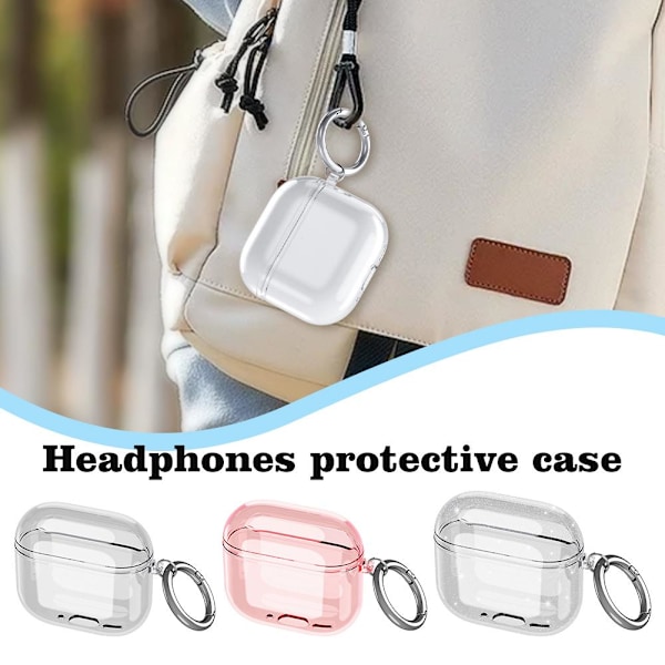 Tkerinse för AirPods 4 Genomskinligt Skyddsfodral, stötsäkert W transparent For Airpods 4