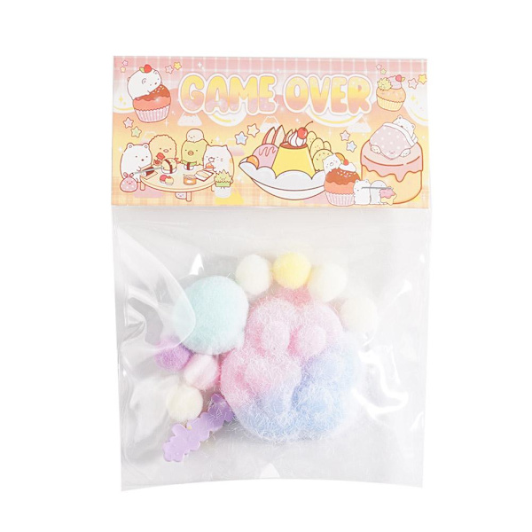 Fidget Leksak Kawaii Plysch Katt Tass Transparent Kub Stress Relief S A one-size