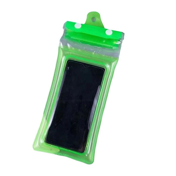 Vattentätt Undervattensfodral PVC-skydd Dykning Omfattande Skydd green one size