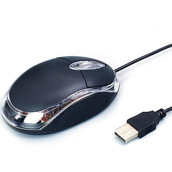 USB Trådbunden Optisk Mus med Scrollhjul för Dator PC Laptop