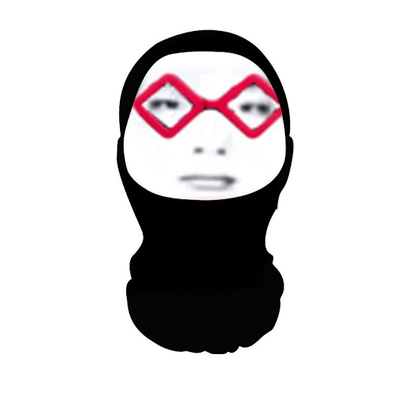 Rolig 3D Balaclava Mask Sömlös Design Parodi Ansiktstryck Mask Fi 001 1pc