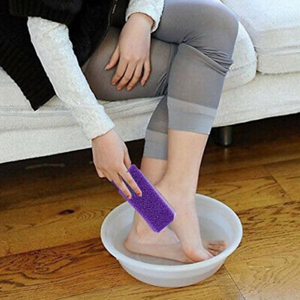 Fot Pimpsten Svamp Förhårdnader Exfoliera Sten Hård Hud Pedikyr Rem