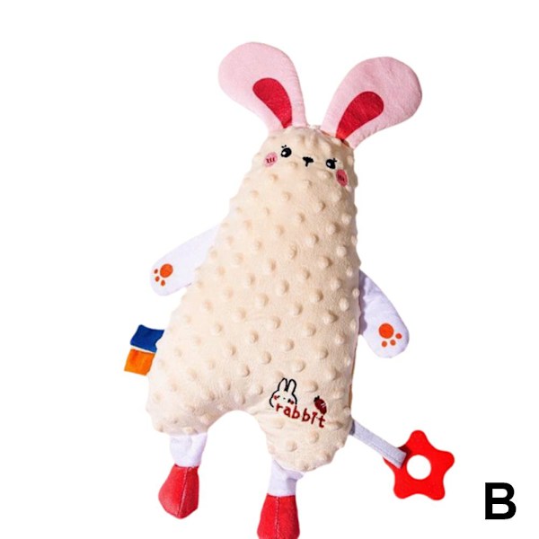 Lugnande Docka Baby Lugnande Handduk Kan Tuggas Plysch Babyfilt rabit 1pcs