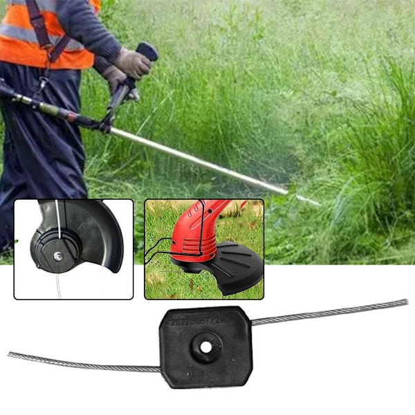 Grästrimmerhuvud med snöre för borste, Strimmer, Ståltrim 3pcs 3pcs