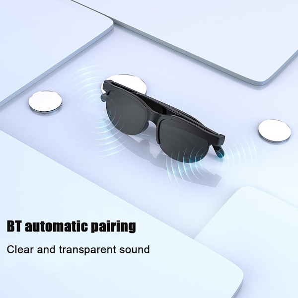 Smarta Trådlösa Bluetooth Solglasögon, Smarta Glasögon, Bluetooth Sol