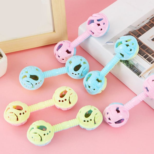 Lättviktig Barns Tidiga Utbildning Upplysning Förälder-barn Double ended rattle small