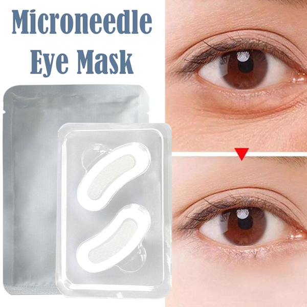 1 par mikro-nålar ögonmasker kosmetisk ansiktsmask Micron New C