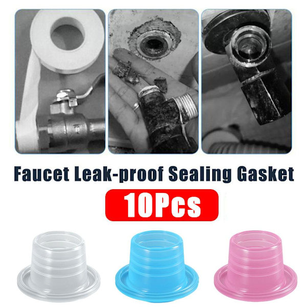 Kran Läcksäker Tätningspackning Silikonpackning Tätningsbricka pink 10pcs