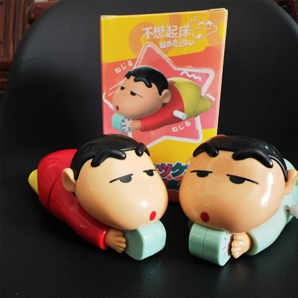 Krayon Shin Chan Dynamisk Uppdragning Automatisk Vind Uppdragning Dag Pris Green 1pcs