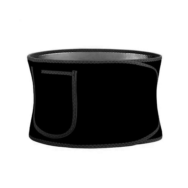 Midjetränare för kvinnor, Svettbälte för midjan, Magebälte Black 40-80kg