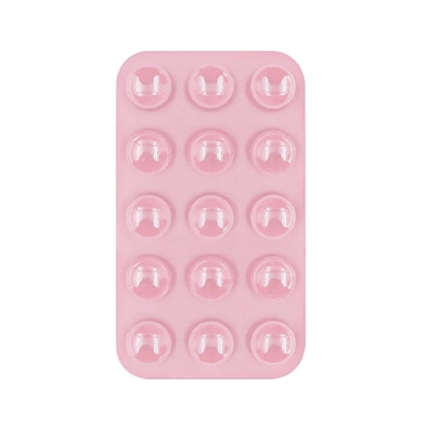1x Mobiltelefon Sugkopp Ställ Matta Silikon Dubbelsidig Anti white 1pcs