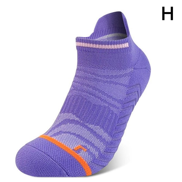 Snabbtorkande löparstrumpor basketstrumpor löparstrumpor ο' M8A9 Purple M code [35-40 codes]