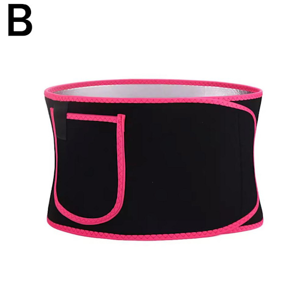 Midjetränare för kvinnor, Svettbälte för midjan, Magebälte Black 40-80kg