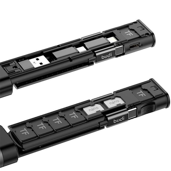 M8J516 Budi Multifunktionskabelpinne Multikabelstöd USB t