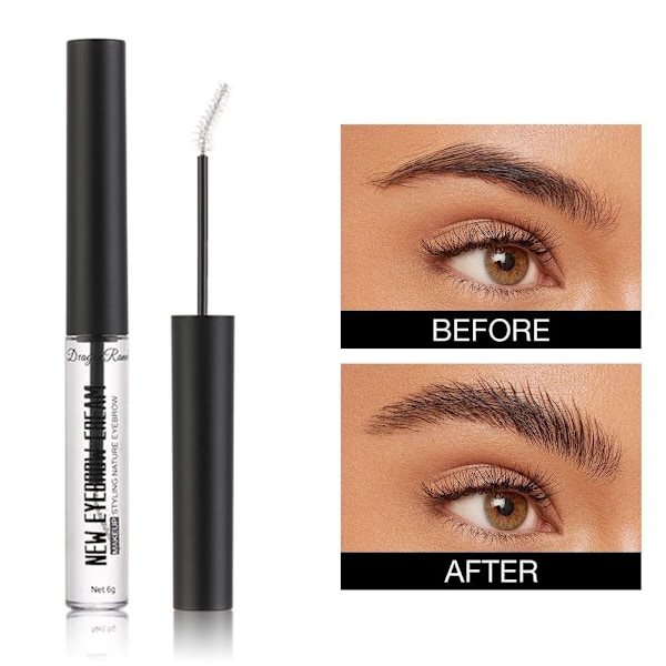 Transparent Ögonbrynsgel Vattentät Svettbeständig Ögonbrynsstyling Gl 02 dark coffee 6g