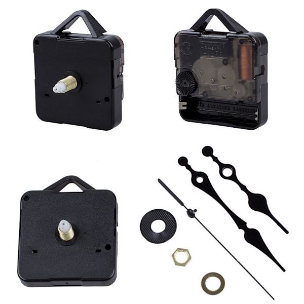 Lång Visare Quartz Klocka Urverk Mekanism Kit Batterimotor A0T9