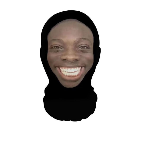 Rolig 3D Balaclava Mask Sömlös Design Parodi Ansiktstryck Mask Fi 004 1pc
