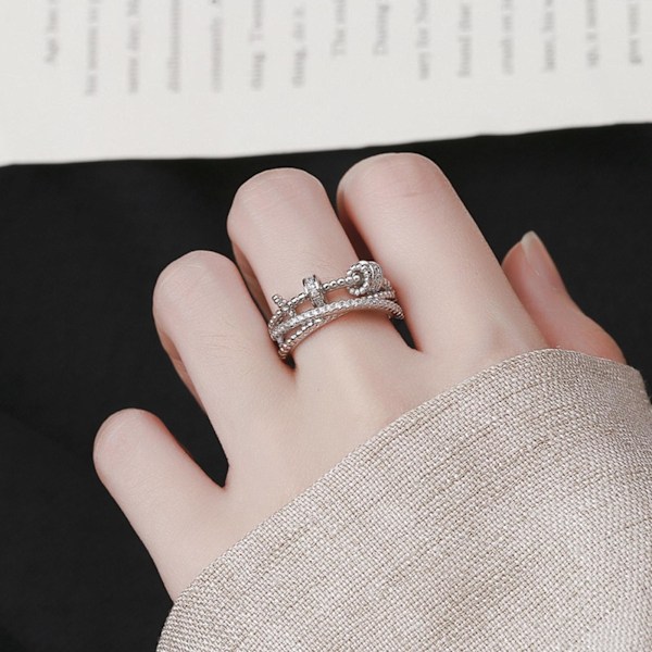 Till Min Dotter Fidget Ringar Anti Ångest med Pärlspinner MED