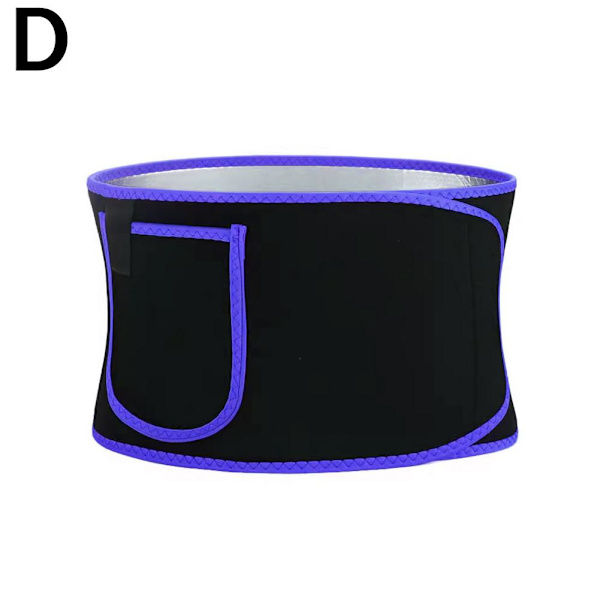 Midjetränare för kvinnor, Svettbälte för midjan, Magebälte Black 40-80kg