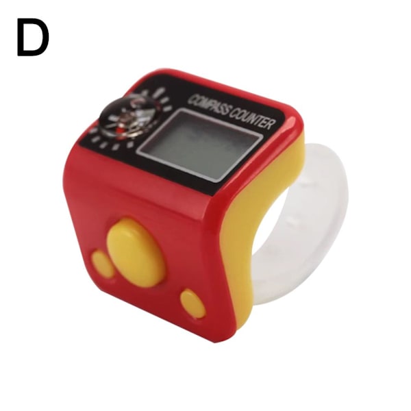 Digital Elektronisk Räknare Dhikr / Tasbih /Tasbi /Tasbee F Yellow One size