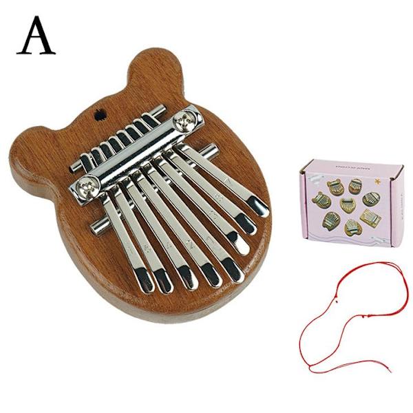 8 Tangenter Utsökt Finger Tumme Piano Gåva Mini Tumme Piano Fantastisk f cat One size
