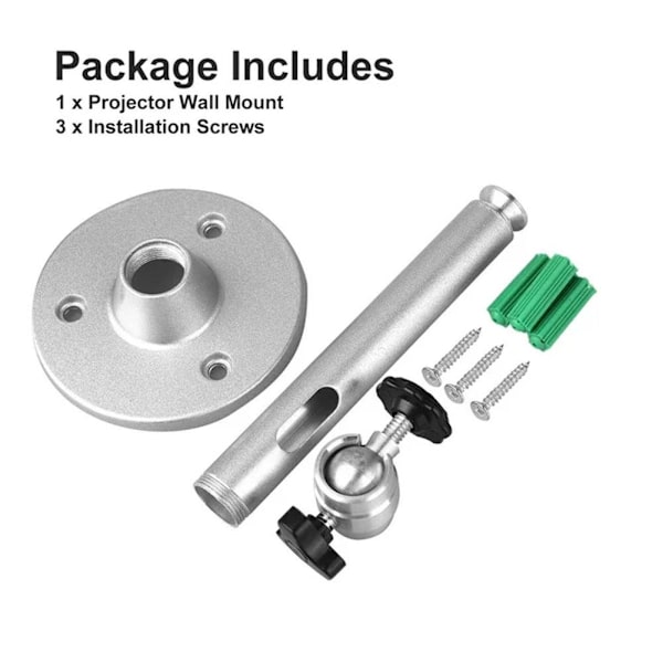 Projektorfäste i aluminiumlegering, övervakningskamerahållare, mikro