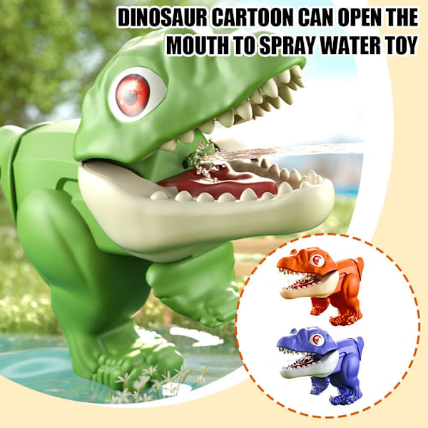 Dinosaurie Vattenpistol-Leksak, Poolleksak Sommarvattenleksak. Orange 1pcs