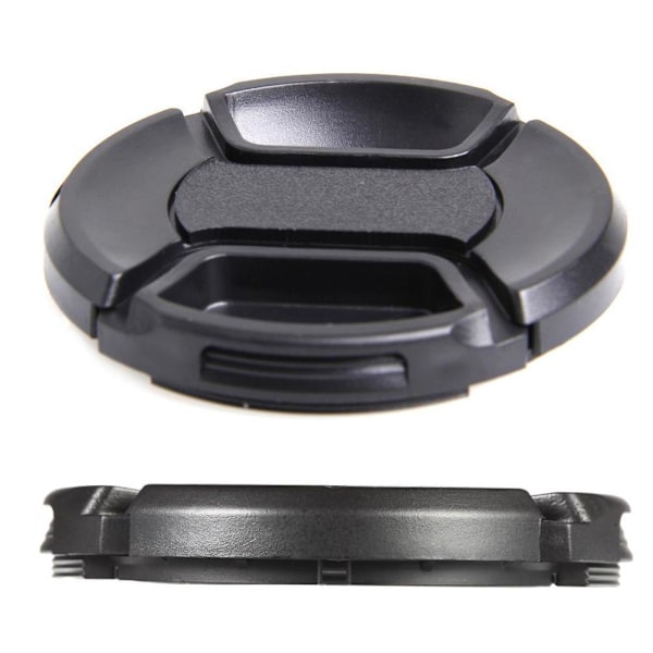 Portabel 52mm Center Pinch Snap Front Linsskydd Kamerahög