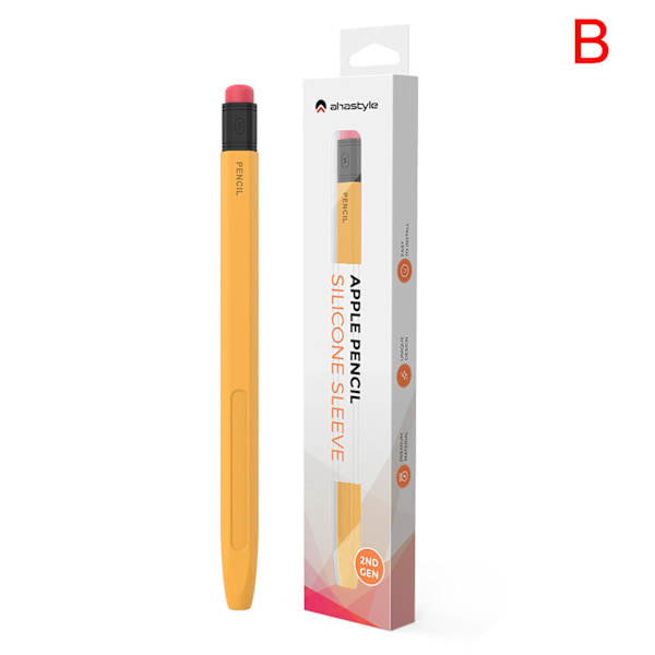 Silikonfodral för Apple Pencil 2:a generationens iPad-penna R9 H yellow for  Pencil2