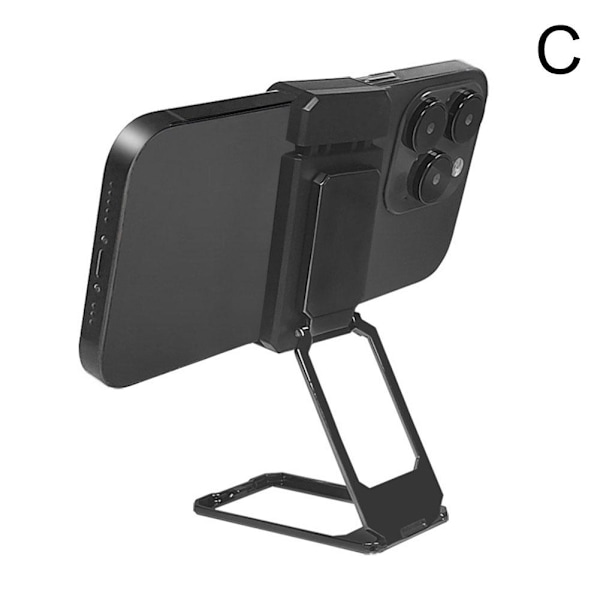 1 st Hopfällbart Bordsställ för Surfplatta Mobiltelefonhållare Fäste För i black 1pcs