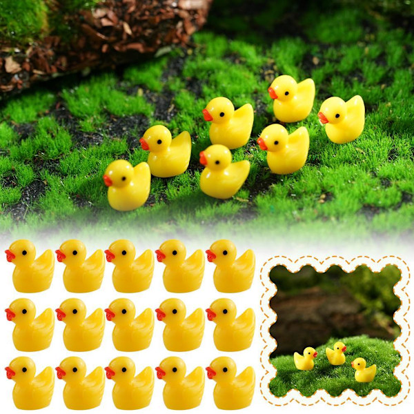 100 st Mini Ankor, Små Hartsankor Miniatyrfigurer Liten Pla 100pcs black 100pcs
