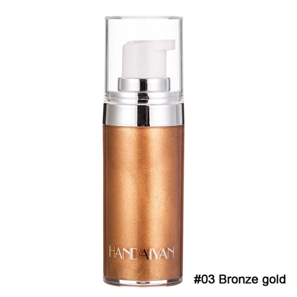 1x Kropps Highlightersmink Slät Skönhetssmink Glow V6W3 Z9A4 3# 20ml