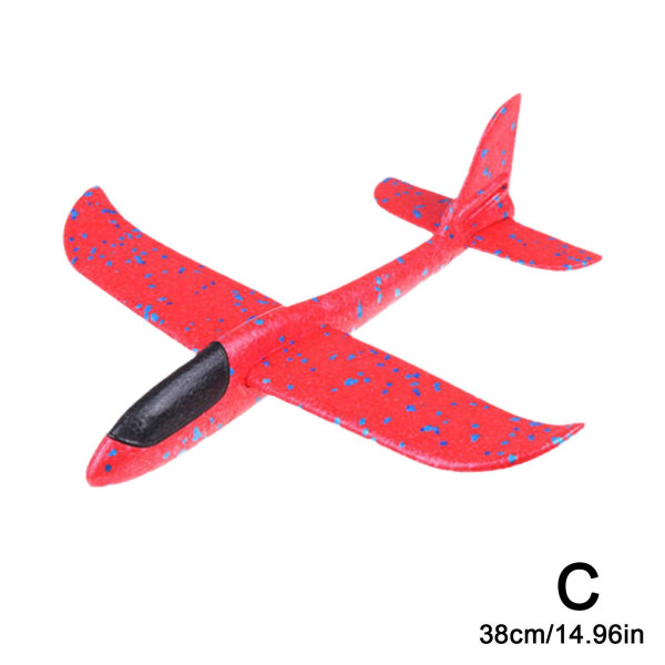 Plane Kid Gift Foam Flygplan Hand Kast Flygplan Foam Gliders E green one-size