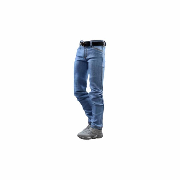 ACNTOYS 1/6 Skala Jeans Byxor Byxor Kläder Passform 12" Man PH TB blue one-size