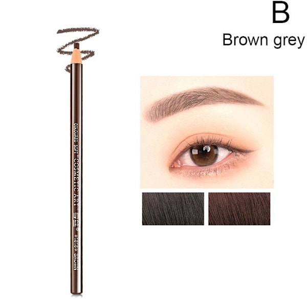 Micro Blading Tattoo Ögonbrynsfärg Penna Långvarig Ögonpenna Mak 07# gray brown One-size
