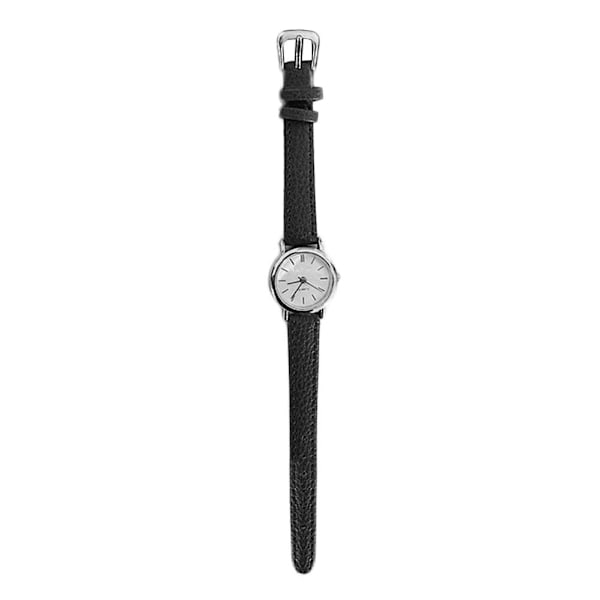 Koreansk Mode Klocka Läderarmband Casual Quartz Vattentät Snabb C One size