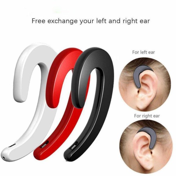 Y12 Benledning 3-knappars Bluetooth-headset Lång standby Ster red One-size