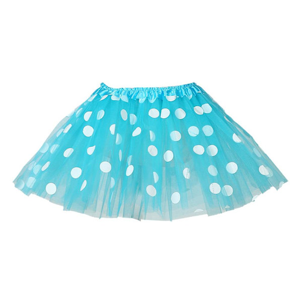 Tutu-kjol för barn, raggig kjol för barn, nätkjol H6O2 E6 White 1pcs