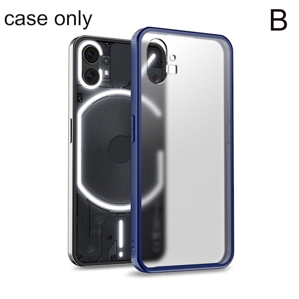 Genomskinligt Skal för Nothing Phone 1 Stötsäkert Bumper TPU PC black for nothing phone 1
