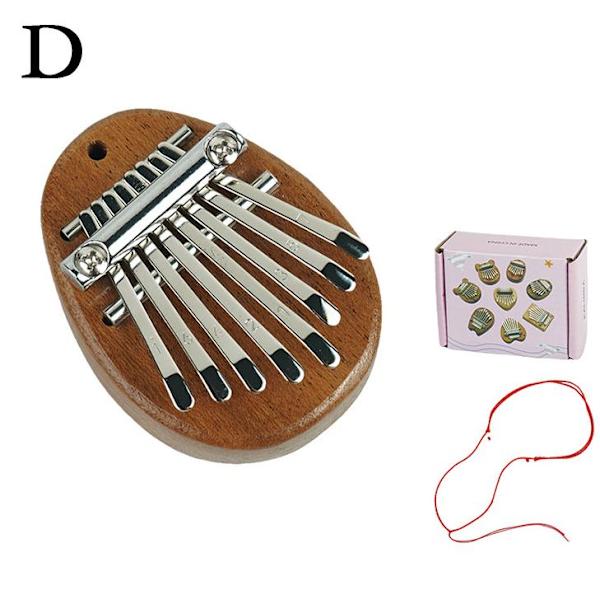 8 Tangenter Utsökt Finger Tumme Piano Gåva Mini Tumme Piano Fantastisk f Bear One size