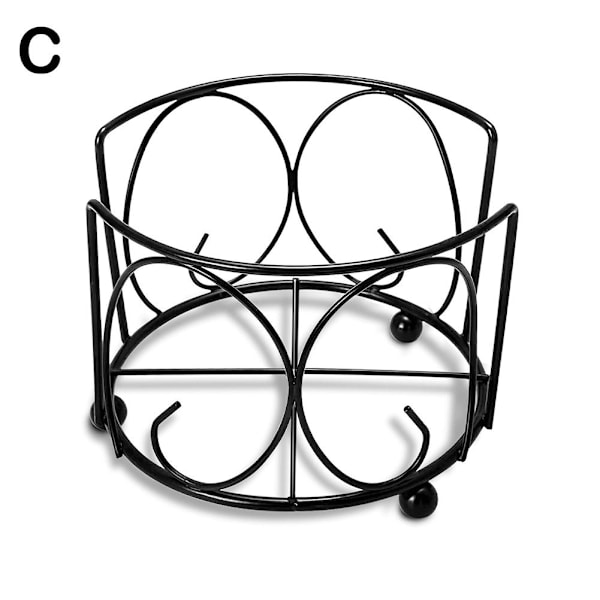 Underlägg Hållare Förvaringsställ Kök Både Rund Kvadratisk Verktyg Hem black3 11.8*11.8*8.1cm