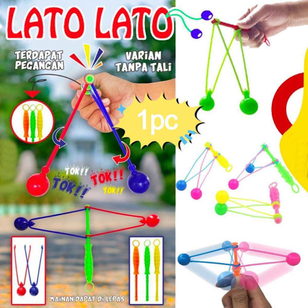 Pro-clackers Boll Lato Boll Leksak Plasthandtag Stressreducerande Leksak