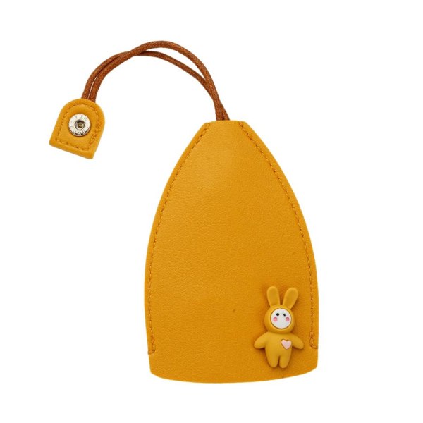 PU Läder Kreativ Utdragbar Söt Stor Kapacitet Bilnyckelfodral, Ca Red rabbit2 One-size