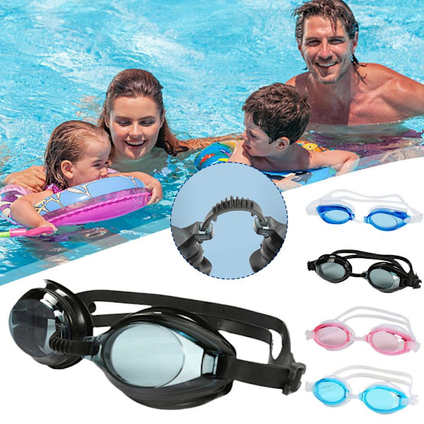 Vuxen ~ Anti-imma Simglasögon Pool Sim Glasögon För Män Simning Black 1pc